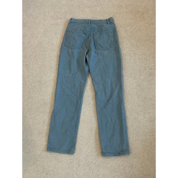 Reformation Cynthia Jeans in Proto Light Blue Denim High Waist Casual Size 27 - Picture 4 of 7